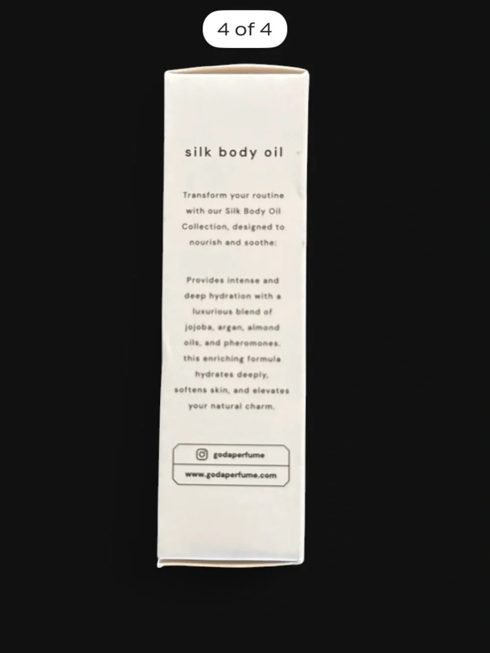 Silk Body Oil — Nourishing White Body Oil